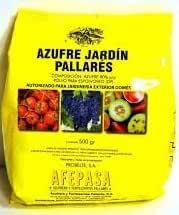 Azufre en polvo para huerta y jardinería. 500 gr: Amazon.es ...