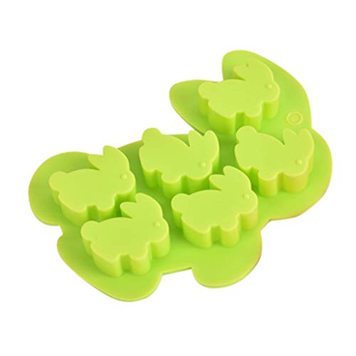 Ice Cube Tray, Fheaven Summer Rabbit Shape Cake Baking Mold Candy Making Gelatin Setting (Green)