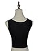 Anna-Kaci Womens Sparkle Stripe Front Sequin Slim Fit Cropped Vest Tank Tops,