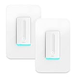 Wemo Dimmer Wi-Fi Light Switch 2-pack, Works with Amazon Alexa and Google Assistant (Certified Refurbished)