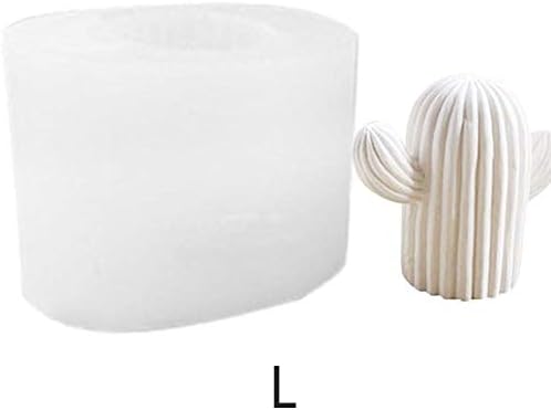3D Cactus Candle Molds Silicone Soap Mold DIY Craft Wax Resin Plaster Mould for Cake, Chocolate, Candy