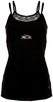 Therapy Fashion Premium Ultra Soft Active Performance Mock 2-fer Tank top Non See-Through Fabric