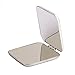 MINI Pocket Mirror, All Stainless Steel Square Travel Cosmetic Mirror in 2.2 Inch Size