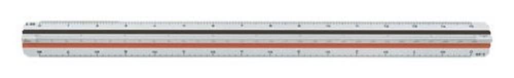 Aristo GEOCollege Triangular Three-Edged Scale 30 cm White Plastic