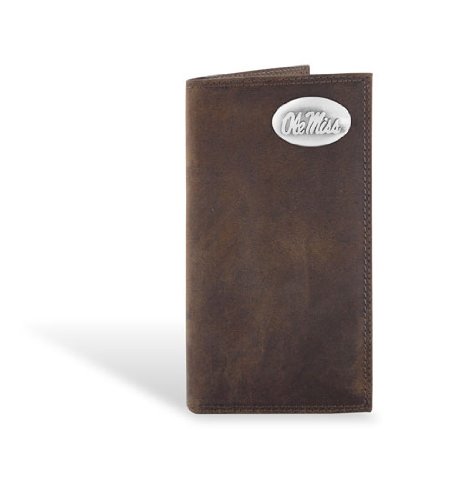 Mississippi Leather Crazy Horse Brown Long Roper Wallet