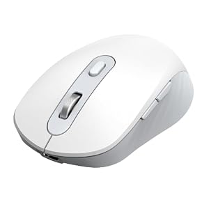 【リニューアル】 エレコム ワイヤレスマウス 静音 充電式 OSMOD Six Bluetooth 無線2.4GHz両対応 M-MY35MBSAWH