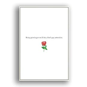 Framed Canvas Wall Art for Living Room, Bedroom Simple Words Canvas Prints for Modern Home Decoration Ready to Hang - 16"x24" inches