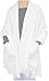 TOOLBOXCLOTHING Polar Fleece Fringed Shawl/Wrap/Shoulder Cozy with Pockets. 78