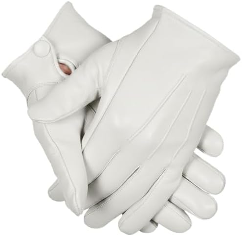 mens grey dress gloves Grey Men's Dress Gloves - parade, police, military, waiters, pallbearers gloves