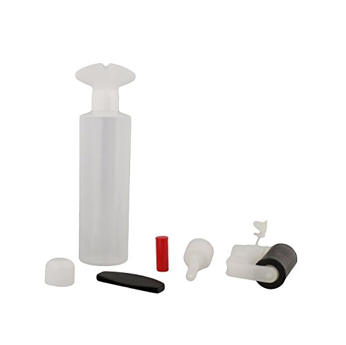 DCT Wood Glue Spreading Woodworking Kit – 8 oz ounce Bottle, Roller Applicator, Dowel Hole Nozzle, Biscuit Slot Tip - Thumbnail 2