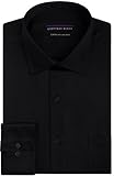 Geoffrey Beene Sateen Tall No Iron Dress Shirt - Black