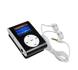 A-szcxtop(tm) Portable Metal Mini Clip Mp3 Player with LCD Screen, Micro Sd Card Slot,earphone,usb Cable