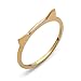 Cat Ear Ring by Silver Phantom Jewelry