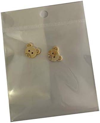 Wooden bear-shaped buttons for crafting, set of 1000, worth $39.99 as of Aug 09, 2023.