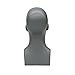Male Mannequin Head (Grey) – 16” Tall – (#PS-M-GY)