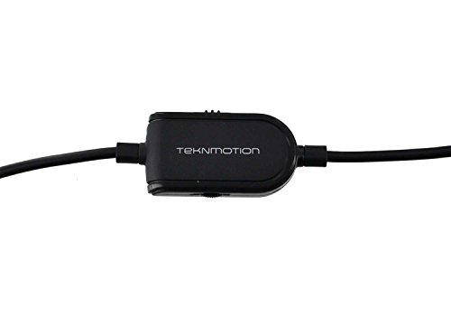 TekNmotion TM-YB100P Yapster Plus Headset for PC, MAC, Tablets and Smartphones, Black