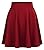 chouyatou Women's Basic Versatile Stretchable A-Lined Pleated Midi Skater Skirt Pockets