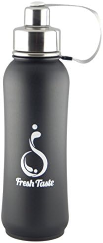 Fresh Taste Stainless Steel Message On A Water Bottle Double Wall Vacuum Insulated with Tea & Ice Strainer - 25 Oz - Keeps Liquids Hot or Cold for Hours! Bonus Free Chalk Pen