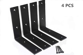 Heavy Duty Metal Wall Brackets Steel L Bracket For Hanging Diy