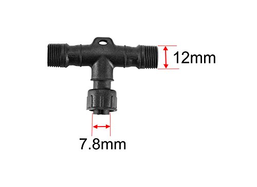 7Colors Replacement 2Pin T-Connector Waterproof For Single Color Led Deck Light Kit (740690930729)