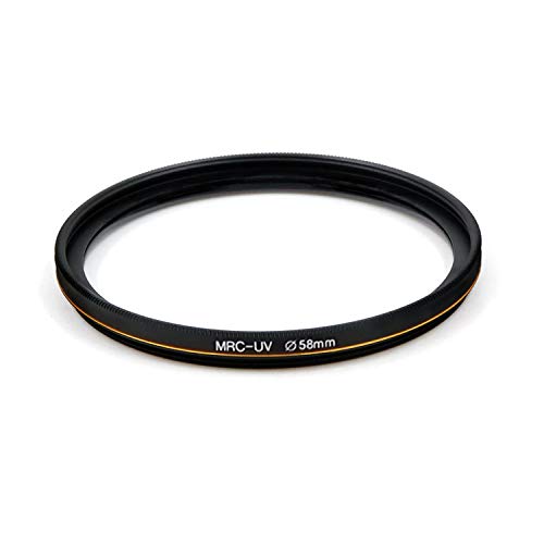 Lenskins 58mm MRC UV Protective Filter, German Optics, Weather-Sealed, 16-Layer Multi-Resistant Nano Coated HD Clear Glass Ultra Violet Filter, Ultra Slim Camera Lens Protector with Lens Cloth