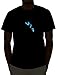 iHeartRaves Unicorn Sound Activated Light Up Rave Shirt (Medium)