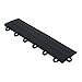 Speedway Garage Tile F789453B Garage Floor Female Ramp Edges with Loops, Black