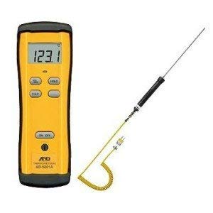 Amazon A D エーアンドディ デジタルアスファルト温度計 Ad 5601a 熱電対プローブad 1215付きセット 温度計 産業 研究開発用品 通販