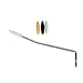 Micro Trader 0.2 Inch Thread Tremolo Arm Whammy Bar for MIM Strat Stratocaster Electric Guitar Chrome