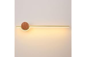 Minimalist Long Metal Wall Sconces, Linear Strip LED Wall Lamps Nordic Indoor Glowing Wall Lights for Bathroom Mirror Bedroom