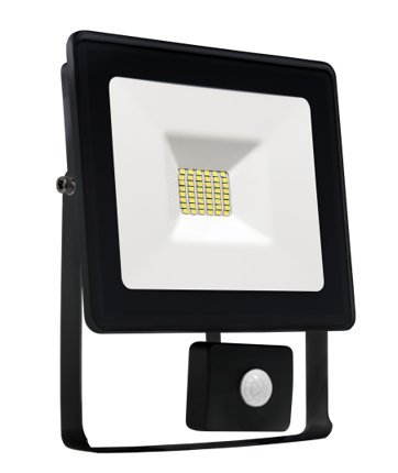 Proyector LED con detector (negro 30 W luz LED de pared IP65 ...