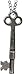 Angelstar 13833 Faith/Love Key of Wisdom Pendant, 2-1/2-Inch