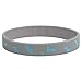 JINX Minecraft Diamond Ore Rubber Bracelet, Gray, Medium