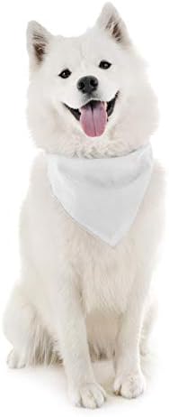 Mechaly Dog Plain Bandanas - 2 Pack - Scarf Triangle Bibs for Small, Medium and