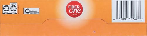 FIBER ONE CEREAL, ORIGINAL BRAN, HIGH FIBER CEREAL MADE WITH WHOLE GRAIN, 19.6 OZ