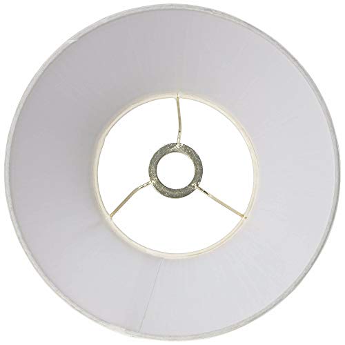 Downbridge Antique White Pleated Small Lamp Shade 6.5" Top x 12" Bottom