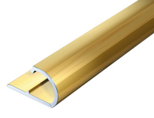 Gah Alberts 476564 Abschlussprofil Aluminium Goldfarbig
