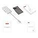 Lenovo USB-C Hub, Type C Adapter with HDMI Port, Gigabit Ethernet Port, USBC Charging Port, 2 USB 3.0 and 1 USB 2.0 Ports, SD/TF Card Reader, Compatible for MacBook Pro and More USB C Devices