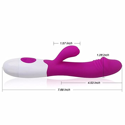 Compia Best Fun Unique Super Comfortable and Super Stimulation Double Vibrating Female Vibrator-Double Stimulation From Inside and Out Vibrator Sex Toys Funny Gifts - Thumbnail 4