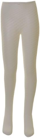 1 Pair of Girls Diamond Polymide Lace Tights, Various Colours and Sizes