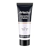 Artecho Professional Acrylic Paint, Titanium White