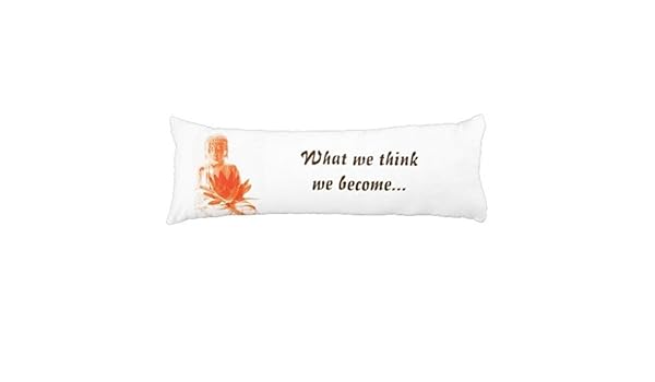 Amazon Com Long Quote Body Pillow Case Cover With Zipper Cotton
