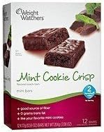 Weight Watchers Mint Cookie Crisp Bars