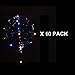Neo LOONS LED Light Up Balloons,18 Inch Helium LED Bobo Balloons for Christmas,Wedding,Birthday Party Decorations(Colorful,10 Pack)