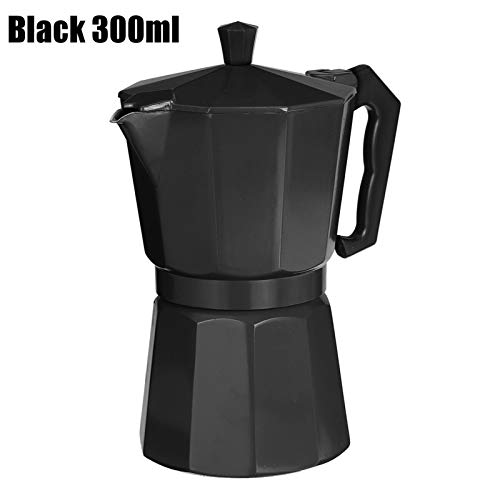 Aluminium Kaffeemaschine Durable Mokka cafeteira Espresso Espressokocher Topf Praktische Moka Kaffeekanne 300ml 6 Tassen… – Bild 3