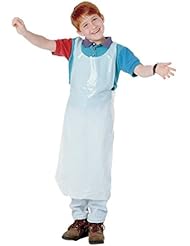 Disposable Apron, Polypropylene, One Size Fits All, White, 100/Pack