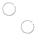 Forbidden Body Jewelry Set of 20G 8mm (5/16 Inch) Surgical Steel Braided Hoop Nose Rings