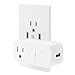 Cevitor Smart Home WIFI Power Socket Plug Outlet,Work With Alexa and Smart Phone Wireless Controls, Not Hub Required (2-Pack)
