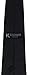 Solid Black 3.875 Inch Men's Necktie