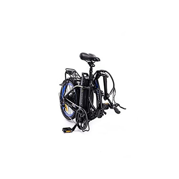 €999.00 Argento Piuma+, Bicicletta elettrica da Città Pieghevole Unisex  Adulto, Blu, 42 - bikewebshop.it